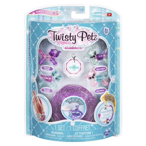 Twisty Petz 4 figuras Bebés coleccionables