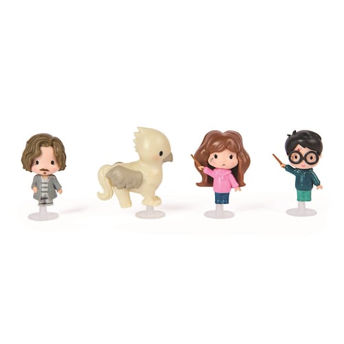 Set Magical Moments Harry Potter Año 3 con Micro Figuras: Harry Potter, Hermione Granger, Sirius Black y Buckbeak