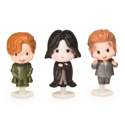 Set Magical Moments Harry Potter Año 3 con Micro Figuras: Remus Lupin, Severus Snape y Peter Pettigrew