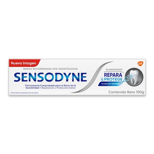 Crema Dental Sensodyne Repara y Protege Blanqueadora 100 g
