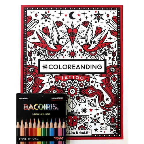 #Coloreanding tatoo c/colores