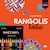 Rangolis de la India color block con colores de obsequio