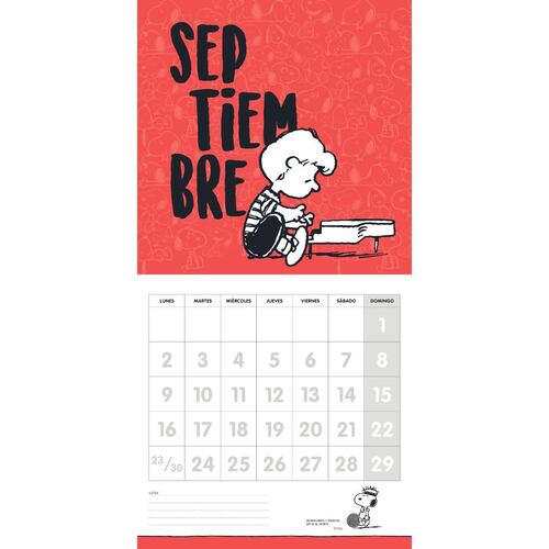 Calendario Snoopy 2024