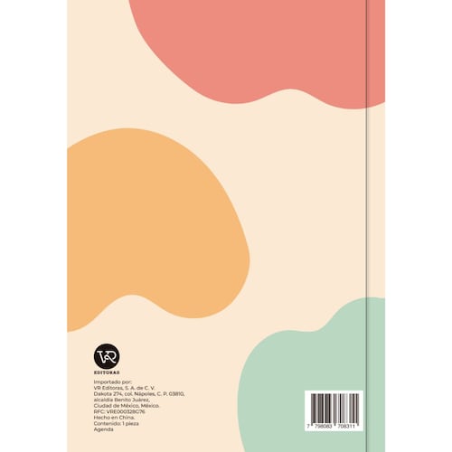 Agenda Juvenil 2025 Diseño Floral Vr Editoras