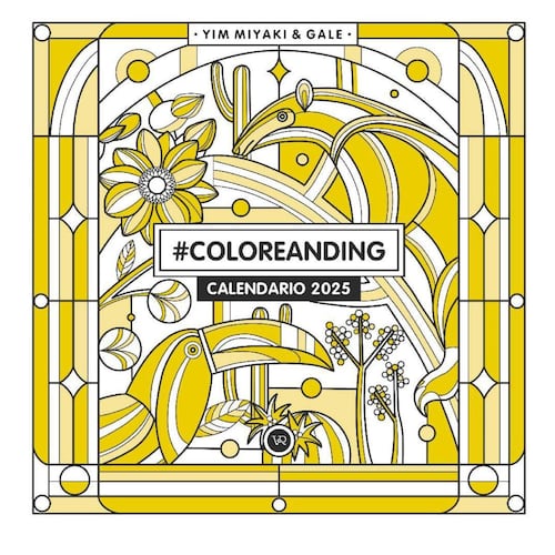 Calendario Yin Miyaki & Gale Coloreanding 2025