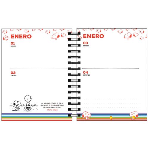 Agenda Snoopy 2026 Amarilla