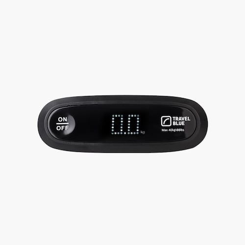 Bascula Digital Travel Blue Negro