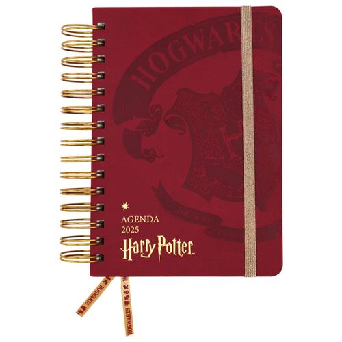 Agenda Diaria con Espiral Harry Potter 14 x 20 Mooving
