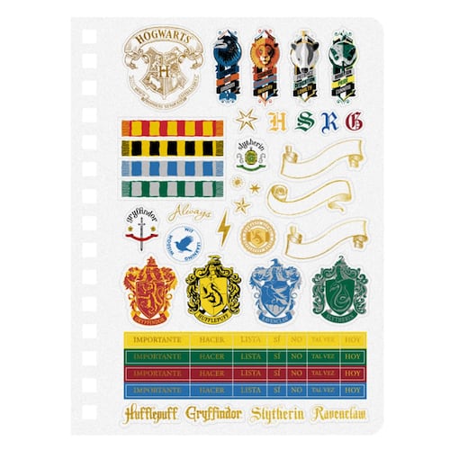 Agenda Diaria con Espiral Harry Potter 14 x 20 Mooving