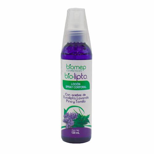 Loción Spray Corporal Bio-Lipto 120 ml Biomep