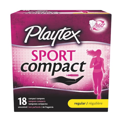 Playtex Sport Compact Regular 18 Tampones