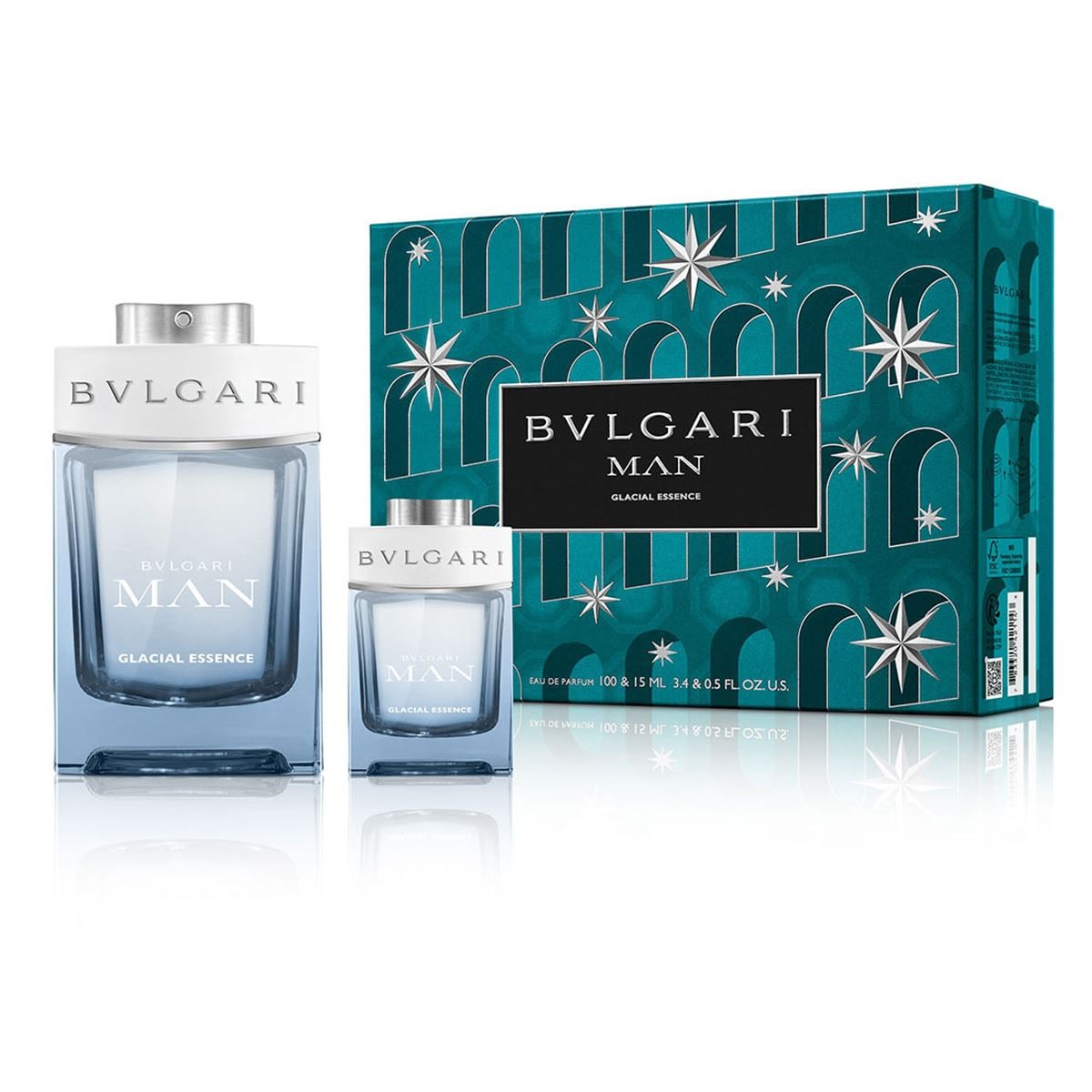 Set para Hombre Bvlgari Man Glacial Essence Xmas 2023