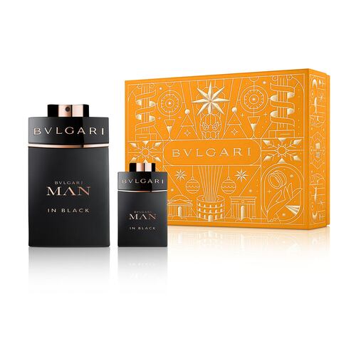 Set Xmas para Hombre Bvlgari Man In Black