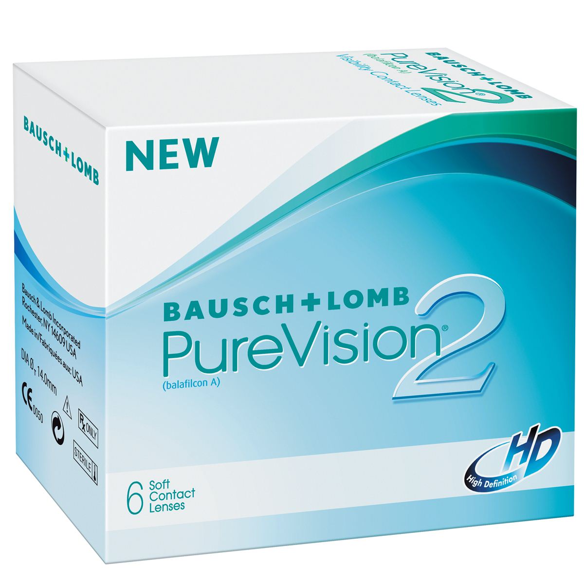 Lentes de contacto Purevision 2 HD 6Pk 01.50 BC8.6