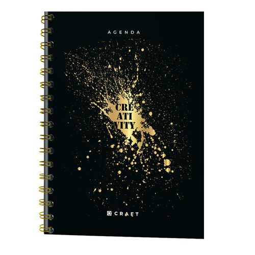 Agenda Diaria con Espiral 2025 Diseño Juvenil y Colorido Kyma