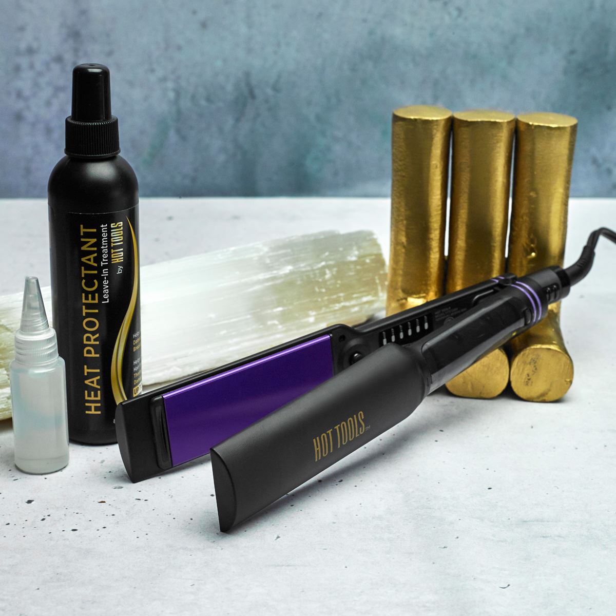 Alaciadora Plancha De Pelo Hot Tools Alaciadora Vapor 1/2p Pro