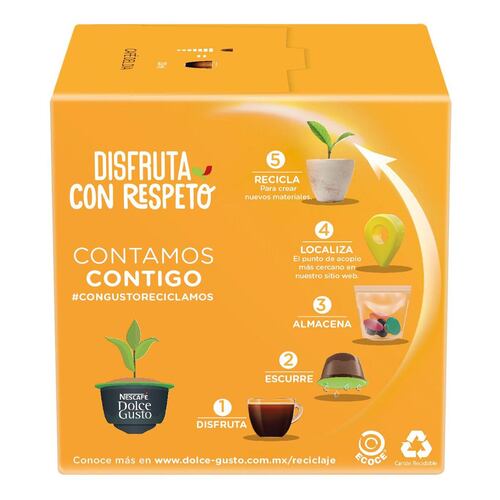 Cápsula DOLCE GUSTO café del día
