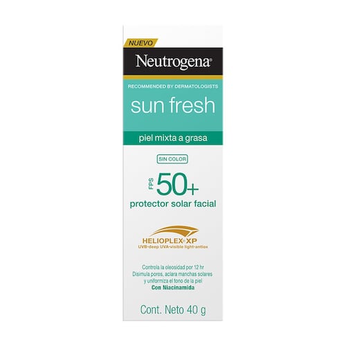 Neutrogena Sun fresh Facial Sin color FPS 50+