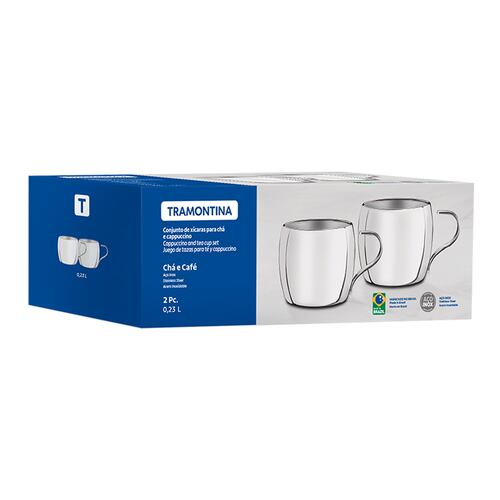Set de Tazas TRAMONTINA para Te o Cappucino