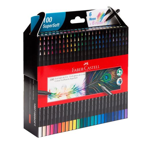 Set de colores súper suaves con 100 piezas
