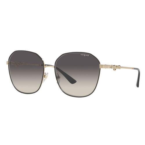 Lente Solar Ray-Ban Degradado Gris en Metal Oro