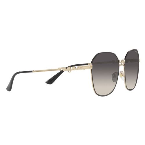 Lente Solar Ray-Ban Degradado Gris en Metal Oro