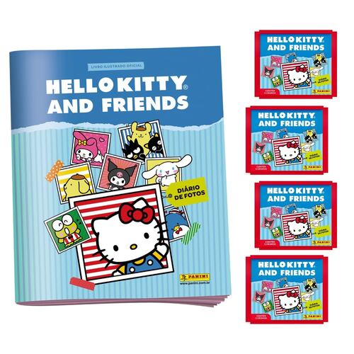 Multiset 4 Sobres de Estampas Hello Kitty 2025