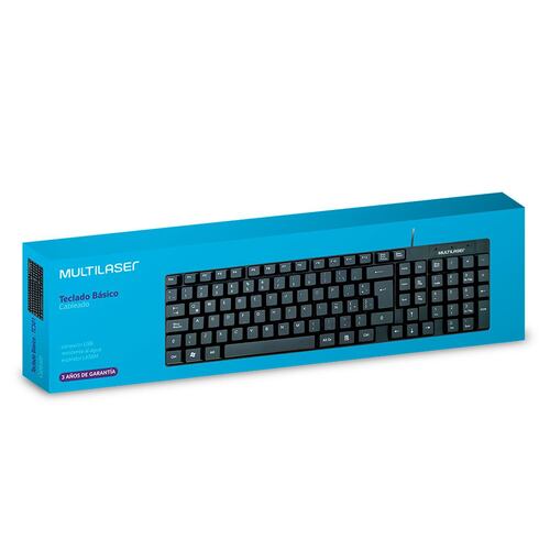 Teclado basico slim negro