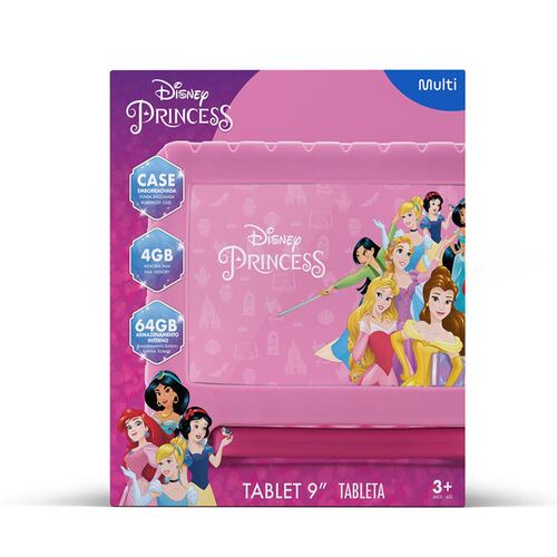 Tablet 9" Princesas 4 RAM + 64 GB