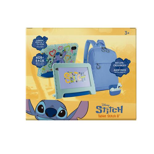 Tableta Combo Crossbody y Audífonos Stich