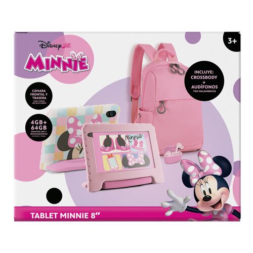 Tableta Combo Crossbody y Audífonos Minnie