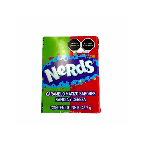 Caramelos Nerds sabor Sandia y Cereza Wonka 46.7g