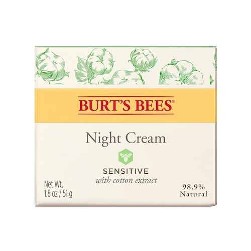 Crema Facial de Noche Burt's Bees Sensitive 51gr