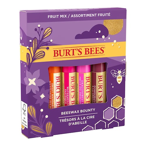 Pack mix frutal de bálsamos 4pz  burts bees