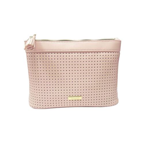 Cosmetiquera de Bolsillo Rosa Texturizada Conair