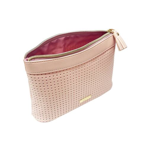 Cosmetiquera de Bolsillo Rosa Texturizada Conair