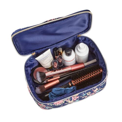 Neceser Floral Azul Conair