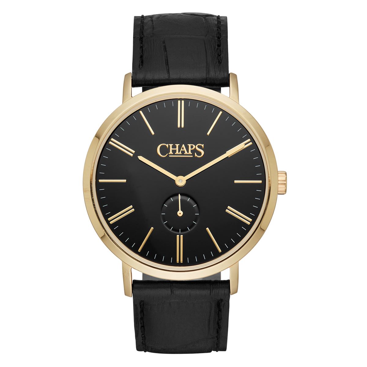 Reloj best sale chaps negro