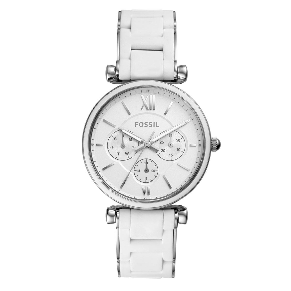 Reloj fossil 2024 dama blanco