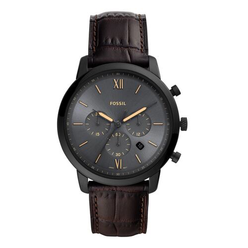 Reloj Fossil FS5579 Café y Negro Para Caballero