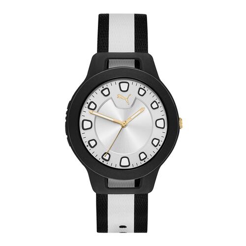 Reloj Puma P1022 Blanco y Negro Para Dama