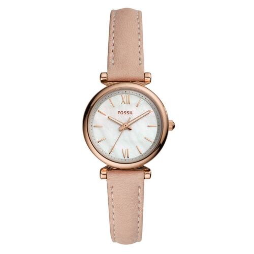Reloj Fossil Carlie Mini Nude Para Dama