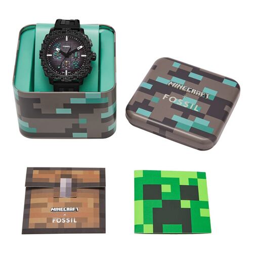 Reloj Fossil Minecraft para Hombre
