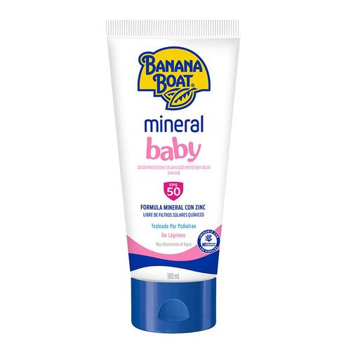 Protector solar Banana Boat Mineral Baby SPF50 LTN 180ml