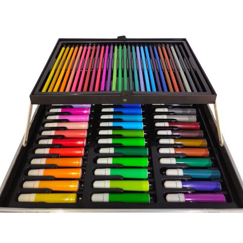 Set de Arte Portafolio Rosa Artinc ¡Variedad de Colores y Materiales!