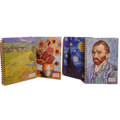 Libreta GLA de Pasta Dura de la pintura "Campo" de Van Gogh