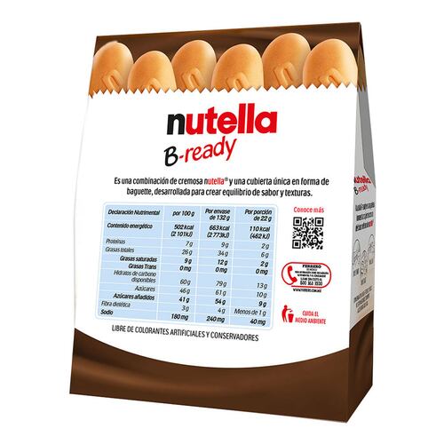 Galletas Rellenas Nutella B-Ready132 gr