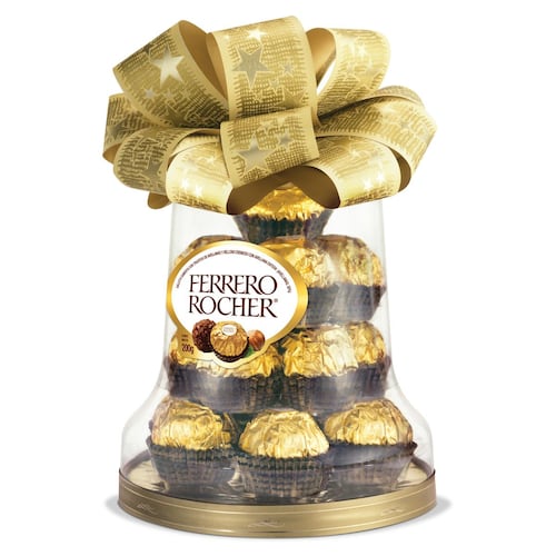 Campana con Chocolates Ferrero Rocher 16 piezas