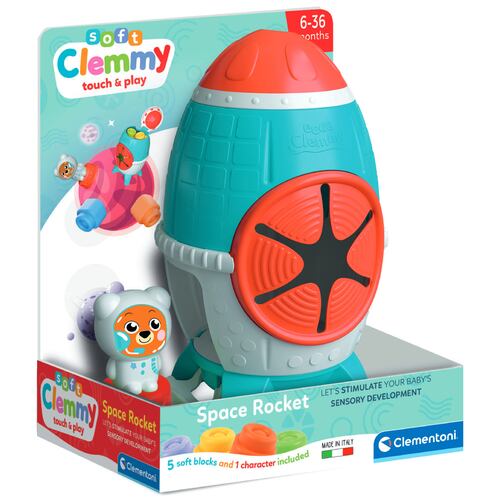 Cohete Sensorial Gama Suave Clemmy Juega y Aprende Clementoni