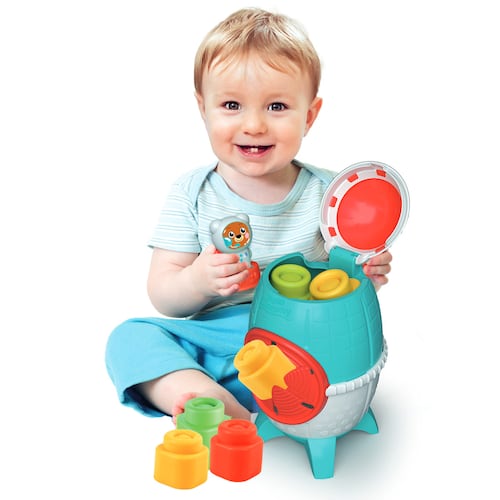 Cohete Sensorial Gama Suave Clemmy Juega y Aprende Clementoni